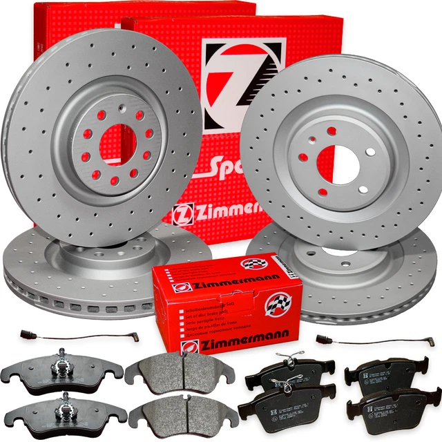 Audi RS2 Bremsscheiben 299x24mm Gelocht + Beläge Hinten Entsprechen