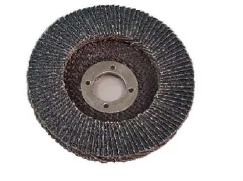 Virginia Abrasives 4-1/2" x 5/8"-11", 120 Grit, Zirconia Flap Disc