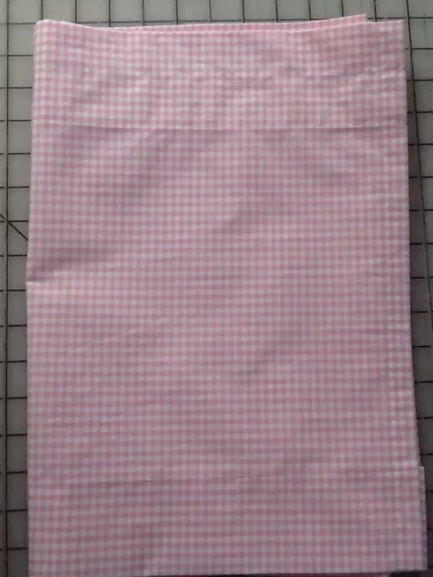 Custom Pottery Barn Kids Pink & White Check Gingham Valance 74 By 15 PBT