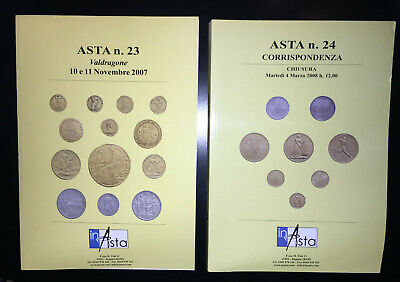 Lotto 2 X CATOLOGO ARTEMIDE ASTE N° XXI 2008 e luglio 2007 OTTIMI numismatica 