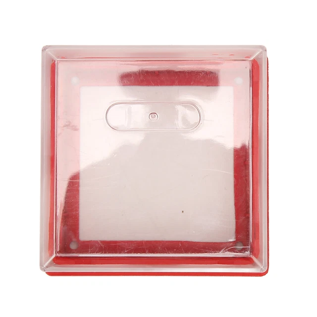 PUSH BUTTON SWITCH Protector Transparent Emergency Stop Button Switch ...