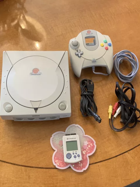 Sega Dreamcast with Mounted GDEMU5.15/Battery Mod/Ctrl. Fuse Replaced/256GB SD