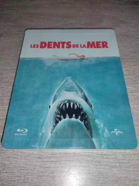 * Steelbook Blu Ray Les Dents De  La Mer Version Française