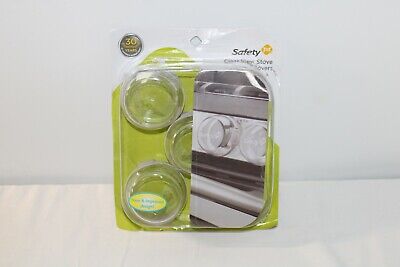 (5) Pack Safety 1st Clear View Stove Knob Covers NEW-Open Package