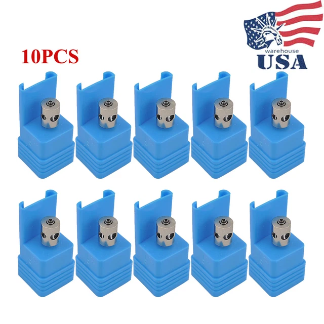 10PCS Denshine Dental Air Turbine Cartridge Standard Push Fit LED High Handpiece