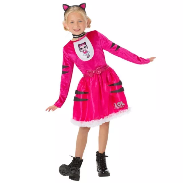 Ragazze Lol Bambola Sorpresa Contessa Kitty Carnevale Costume Halloween