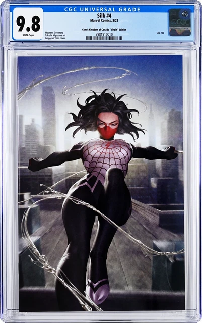 SILK #4 CGC 9.8 * Junggeun Yoon Variant * Limited 1000 Virgin Variant* HTF Rare 2
