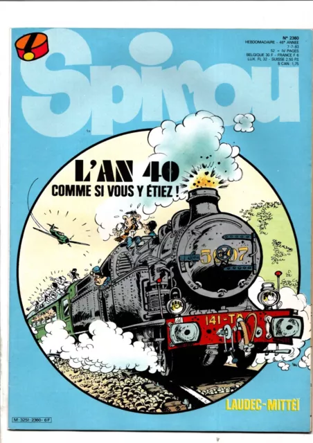 SPIROU n°2360 - 7 JUILLET 1983  - complet. Très Bon état