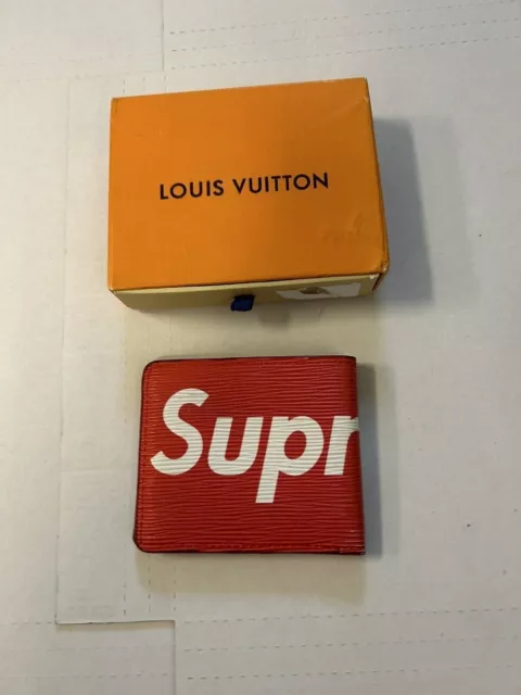 DENIAL Supreme x Louis Vuitton Skate Deck (Orange) - AP Signed *RARE* 1xRun