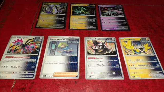 Pokemon Card TCG Temporal Forces Booster Bundle x 6 Holo/Non Holo/Trainer RARE