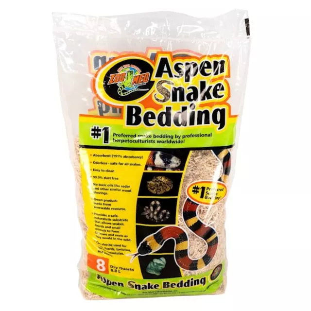 Zoo Med Aspen Snake Bedding 8 qt 2