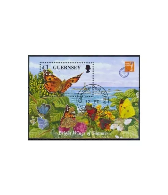 Guernsey Block 18 O Internationale Briefmarkenausstellung HONG KONG 97