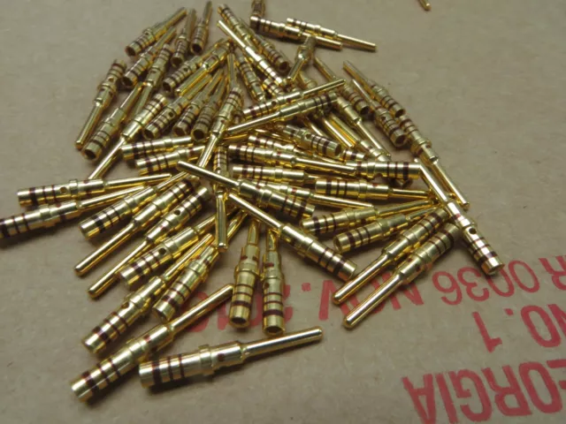 M39029/4-110 MIL-SPEC Male Pin Contact Factory New, 25/ea