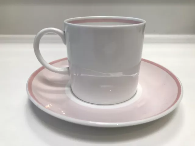 Susie Cooper Pink Flower Motif Demitasse Coffee Cup And Saucer 2