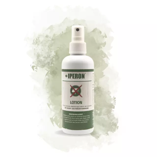 IPERON® Lotion 2 x 200 ml Flohschutz Zeckenschutz Pflege für Hunde Katzen Nager