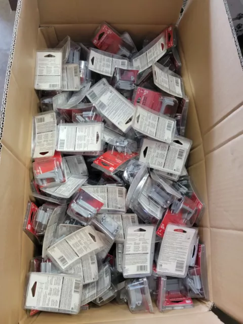 Lot Of 200 New 2 Pack Gb Gardner Bender Entrance Cable Wire Staples #4/0 Gse-402