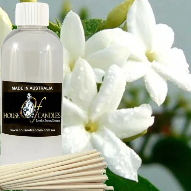 Jasmine Diffuser Fragrance Oil Refill Air Freshener & Reeds