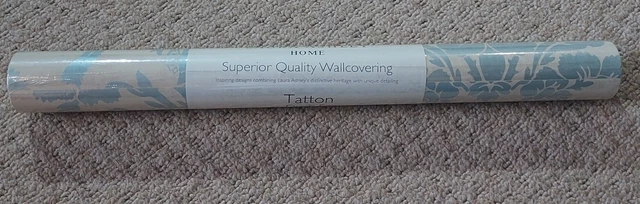 1 x Laura Ashley Tatton Duck Egg Wallpaper W071450-A/2 NEW & SEALED