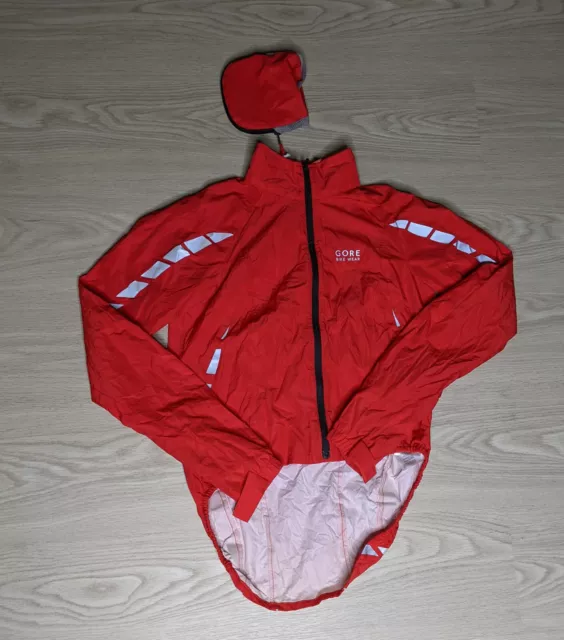 Womens GORE BIKE WEAR Xenon Jacket Cycling Jacket Red Size Small NWT