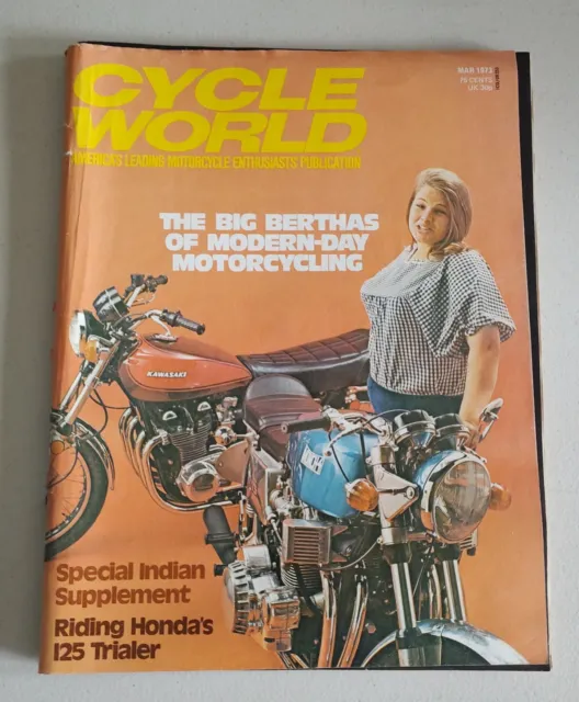 Old School Bmx Vintage Cycle World Mag Before Hannah Indian Mar 1973 Ken Pliska