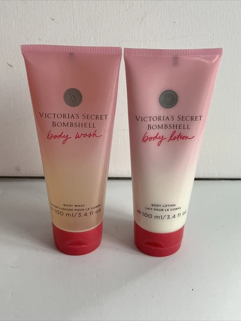 Victoria's Secret Bombshell Loción Y Lavado 3,4 Fl Oz Cada Nuevo