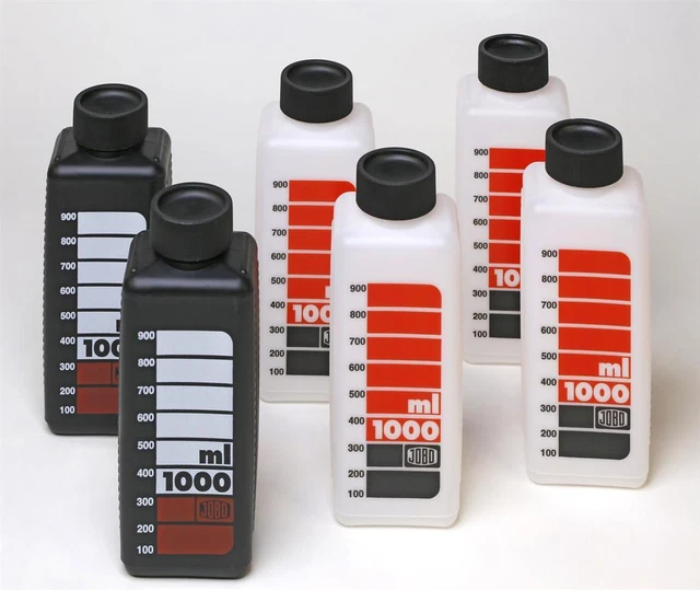 JOBO Bottle Kit #3300 4x 1000ml White, 2x 1000ml Black (1685202765)