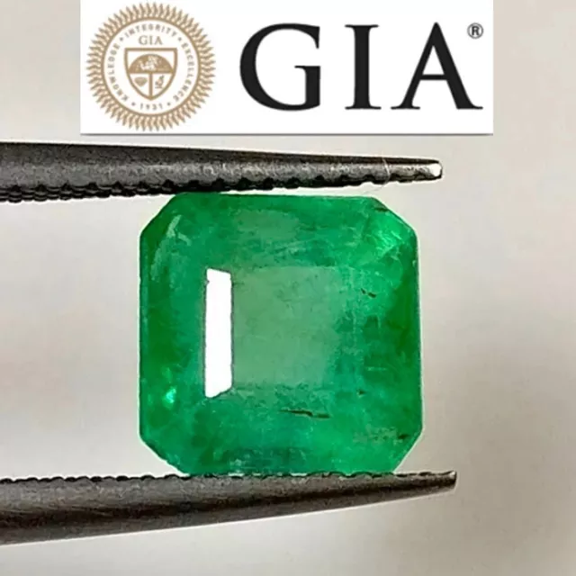 2.29 Ct GIA CERTIFIED Natural Emerald Octagon Shape Fine Faceted Loose Gemstone