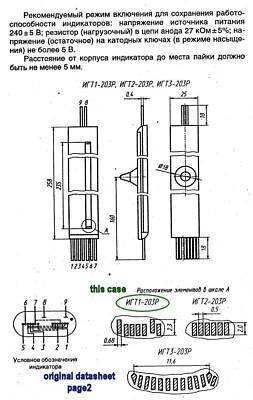 Plasma Bargraph Röhre IGT2-203R USSR NOS NIB.NIXIE 