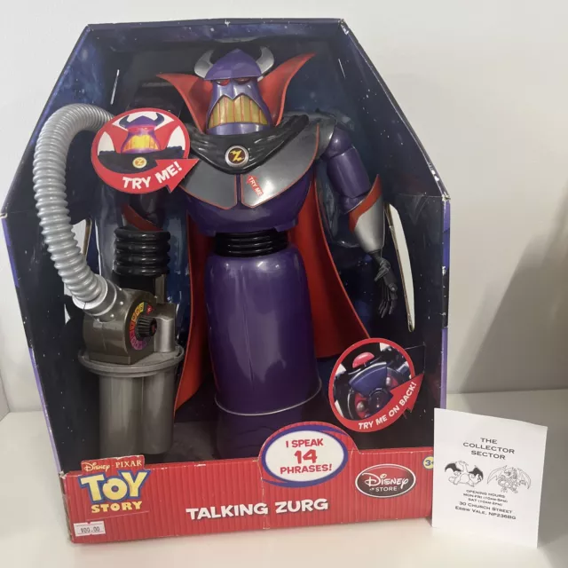 Toy Story Emperor Zurg - Talking Action Figure Disney Pixar 15" Disney Store