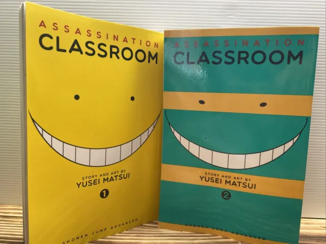 Assassination Classroom Yusei Matsui Vol 1 &2 English Manga Comic FREE POSTAGE