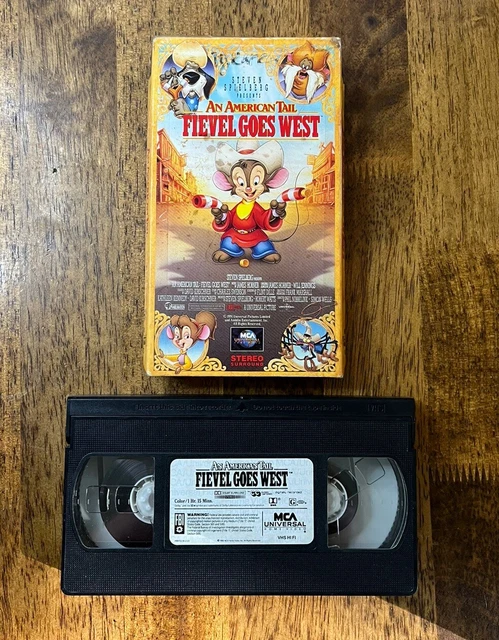 AN AMERICAN TAIL : Fievel Goes West (1991 VHS) Steven Spielberg EUR 6