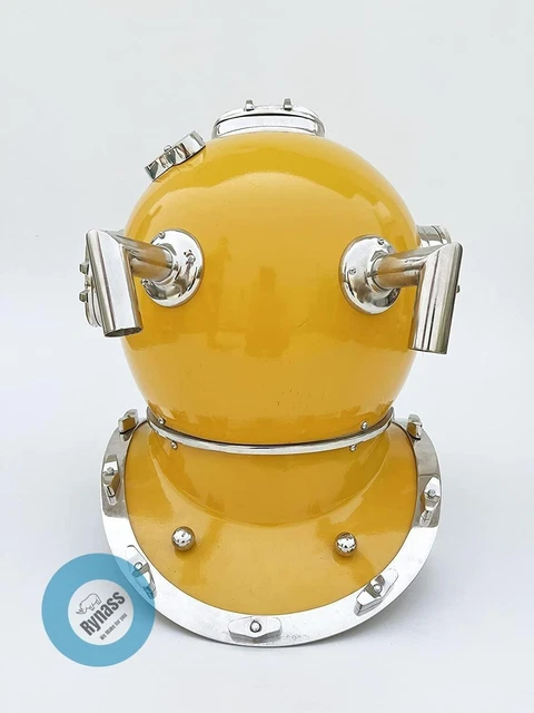 RARE ANTIQUE DIVING Divers Helmet Mark V Vintage Navy Us Sea Deep Scuba ...