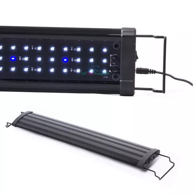 12"/18"/24"/30"/36"/48"/72" LED Light HIGH LUMEN Aquarium Fish Tank White Blue