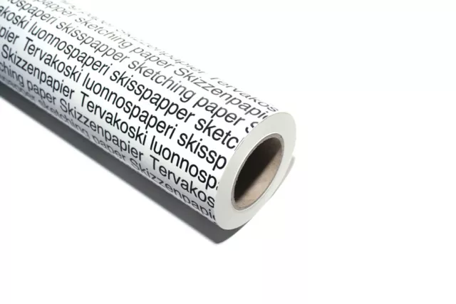 Tervakoski Detail Paper - 25gsm Lightweight & Translucent Sketching Roll 100MTR