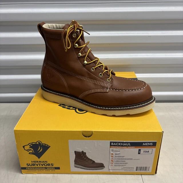 HERMAN SURVIVORS WORK Boots Men's 11M Leather Backhaul Electrical ...