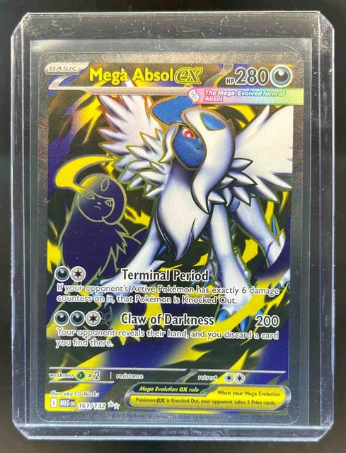 Mega Evolved Absol 2025 POKEMON MEGA Evolution Absol ex Ultra Rare #161/132 £6.44 ...