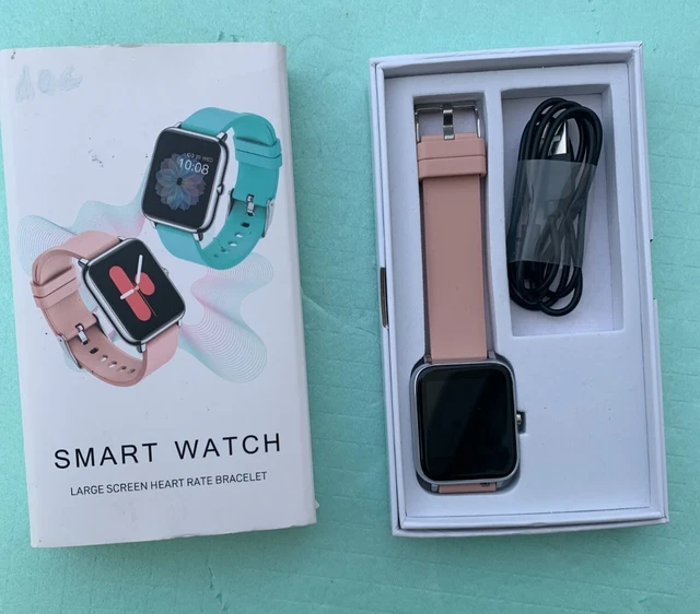Montre connectée sales femme carree