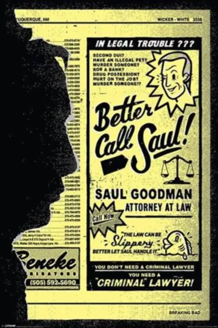 Impact Merch. Poster: Breaking Bad - Better Call Saul! 610mm x 915mm #336