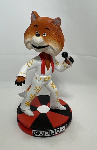 NIB EXCLUSIVE LAS Vegas CARFAX Car Fox Bobblehead 2020 Elvis 7” X
