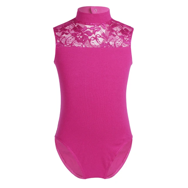 Body Da Ballo Per Ragazze: Scollato, Con Collo All'americana, Schiena Libera. Perfetto Per Balletto E Danza!