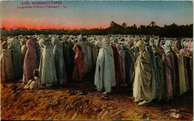 CPA AK Scenes et Types - La grande Priere MAROC (797350)