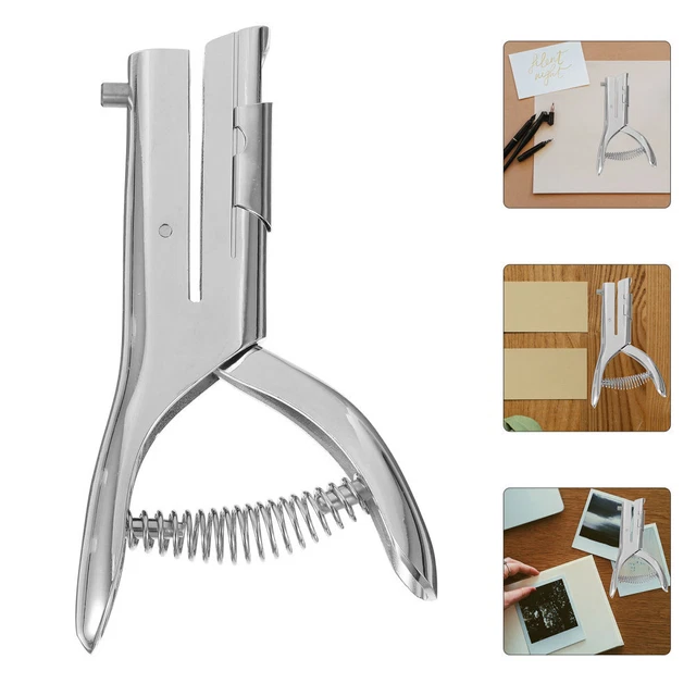 Lot De 2 Perforatrices à Main - Trous De 3 Mm Et 6 Mm - Pour Papier, Cartes, Photos