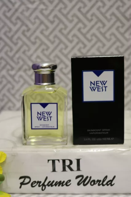NEW WEST by Aramis Skin Scent for Men Spray 3.4 fl. oz. New in Box