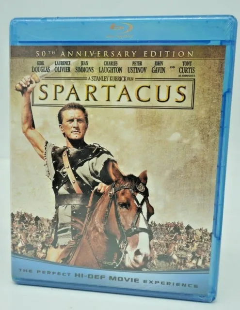 Spartacus (Blu-ray Disc, 2010, 50th Anniversary Edition) NEW Sealed