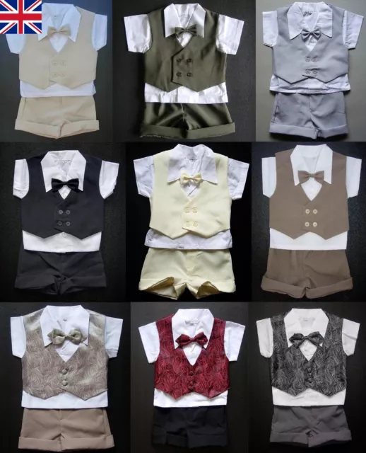 65 BABY BOY SHORTS OUTFITS Special Occasion SUITS Clothing WHOLESALE Job lot