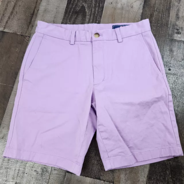 Mens Vineyard Vines size 30 Breaker Shorts Casual Flat Front Cotton 9" Inseam