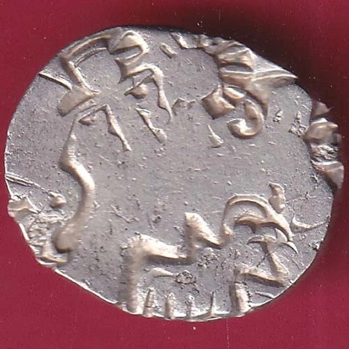 Ancient Muaryan Period Maghad Dynasty Silver Punchmark Rare Coin #Y70