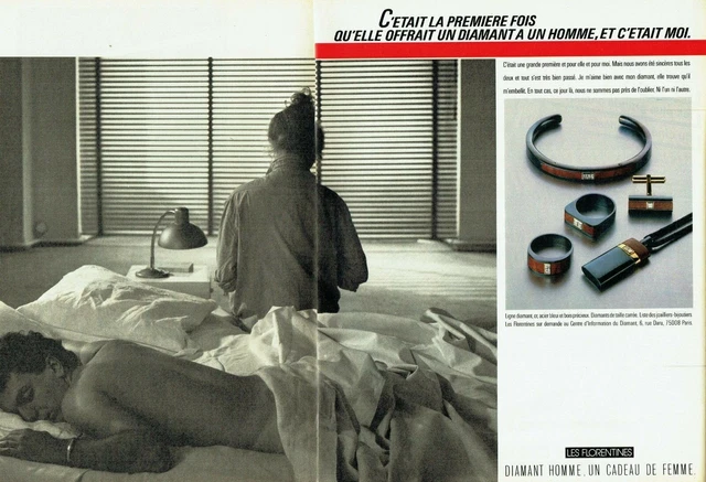 PUBLICITÉ ADVERTISING 129 1983 Les Florentines bijoux diamant De