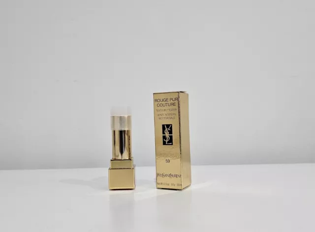 YSL ROUGE PUR Couture Lipstick 59 Melon D'or. New Tester. Genuine $49. ...