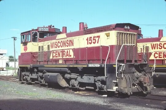 Wc 1557 Sw-1500 Neenah Wi (Wisconsin Central) Original Slide 07-04-89 T18-5